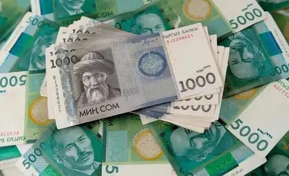 Кыргызстанда жүгүртүүдөгү накталай акчанын көлөмү 24,4 пайызга өстү