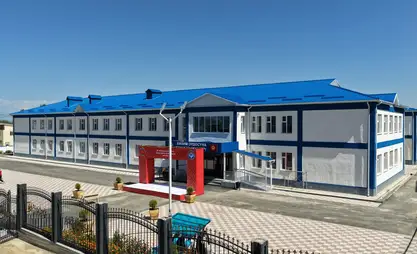 Ысык-Көлдүн Саруу айылында 500 орундуу жаңы мектеп курулду