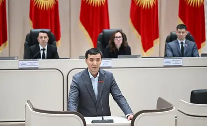 Медер Алиев төраганын биринчи орун басары болуп шайланды