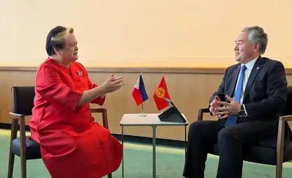 Кулубаев филиппиндик кесиптеши менен кызматташтыкты талкуулады