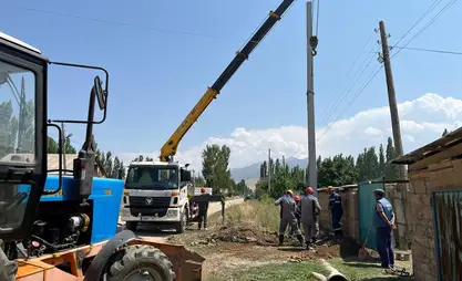 Талас облусунун райондорунда энергетика тармагы реконструкцияланат