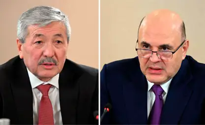 Адылбек Касымалиев менен Михаил Мишустин телефон аркылуу сүйлөштү