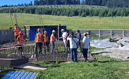 Декабрда алгачкы конокторду күтөт: "Ала-Тоо Резорттун" курулушу кызуу жүрүүдө