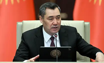 Садыр Жапаров Мамлекеттик цирктин директору Нурлан Конокбаевди кабыл алды