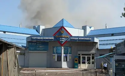 "Мадина" базарындагы өрт: Чыгым эсептелип, тергөө уланууда