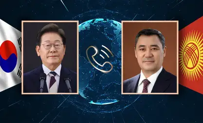 Садыр Жапаров Кореянын президенти менен телефон аркылуу сүйлөштү
