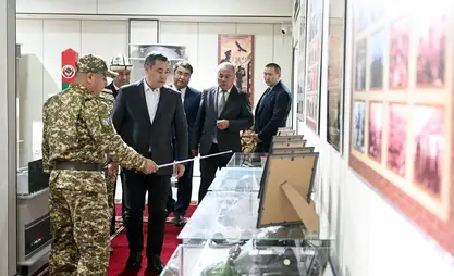 Жапаров: Куралдуу күчтөрдүн материалдык-техникалык базасы чыңдалууда