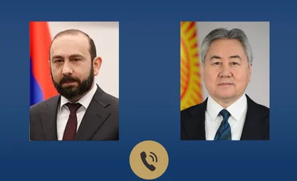 Кыргызстан менен Армениянын ТИМ башчылары телефон аркылуу сүйлөштү
