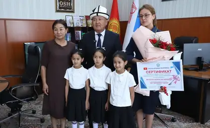 Ош мэри үч эмге батирдин ачкычын тапшырды