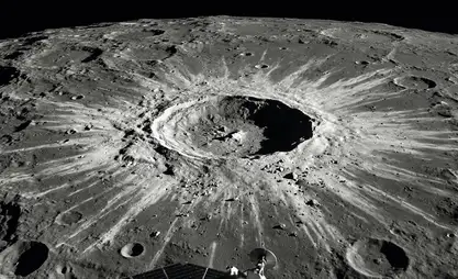NASA Айда эң чоң жаңы кратерди тапты