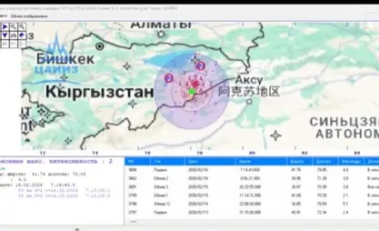 Кыргыз-кытай чек арасында жер титиреди