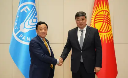 Бакыт Төрөбаев БУУнун Азык-түлүк жана айыл чарба уюмунун башкы директору менен жолукту