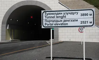 Кыргызстандын эң узун туннели: Түндүк–Түштүк жолу жайкы сезонго карата ачылат