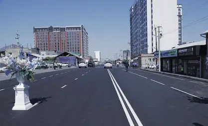 Ошто негизги көчөлөрдүн бири жаңыланып, пайдаланууга берилди