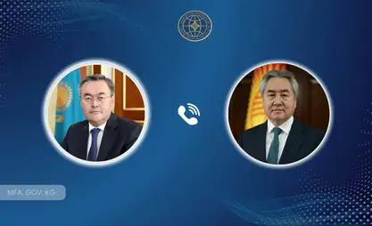 Кыргызстан менен Казакстандын ТИМ башчылары телефон аркылуу сүйлөштү