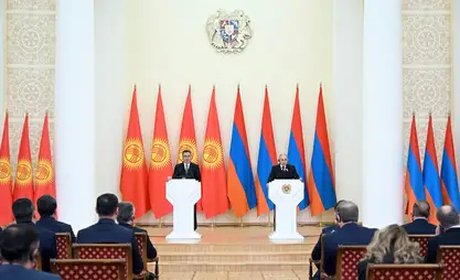Жапаров: Арменияга болгон расмий сапар кыргыз-армян мамилелерине жаңы дем берет