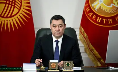 Президент Садыр Жапаров Ханзаада Рахим Ага Ханга көңүл айтты