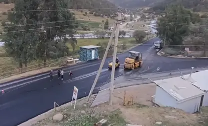 Ноокатта Телман – Кара-Кой жолунун 16 чакырымы асфальтталууда