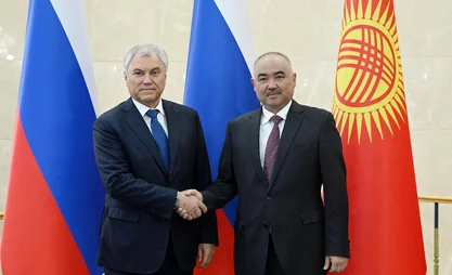 Нурланбек Тургунбек уулу Вячеслав Володин менен жолугушту