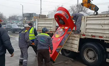 Бишкекте уруксатсыз орнотулган күч өлчөгүчтөр  алынууда