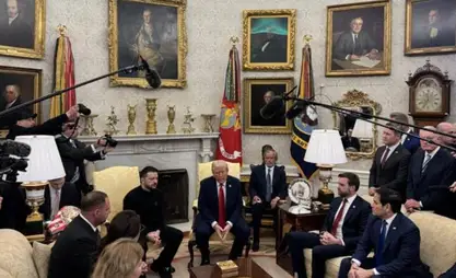 Вашингтондо Дональд Трамп менен Владимир Зеленский жолукту