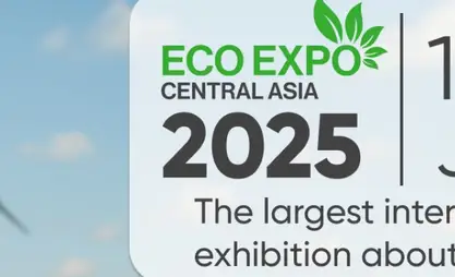 Ташкентте Eco Expo Central Asia 2025 көргөзмөсү башталды