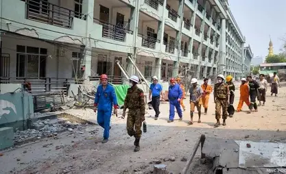 Мьянмадагы жер титирөөдөн каза болгондордун саны 2886га жетти