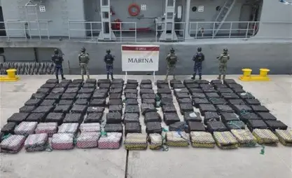 Гватемалада 2,5 тонна кокаин менен бара жаткан кеме кармалды