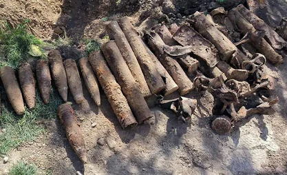 Братиславада Экинчи дүйнөлүк согуш маалынан калган снаряддар табылды