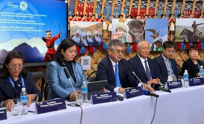 Курманжан датка борборунда илимий конференция боюнча брифинг өттү